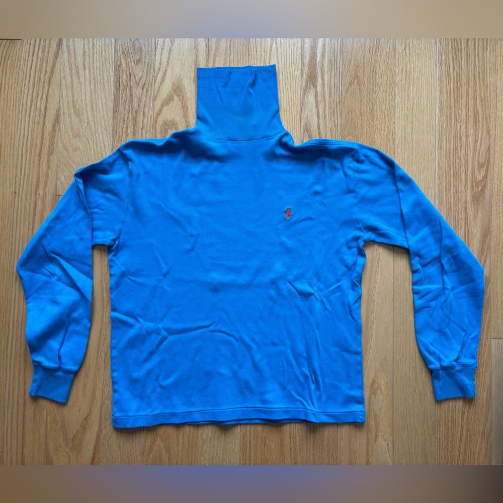 Ralph Lauren Vibrant Blue Turtleneck Sweater